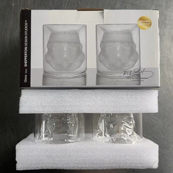 High borosilicate heat-resistant and cold resistant glass wine bottle Star Wars White Soldier glass wine bottle creative decanter liquor dispenser - Image 10