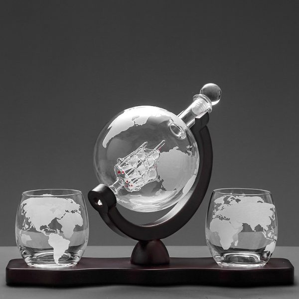 Creative Globe Decanter Set - Image 9