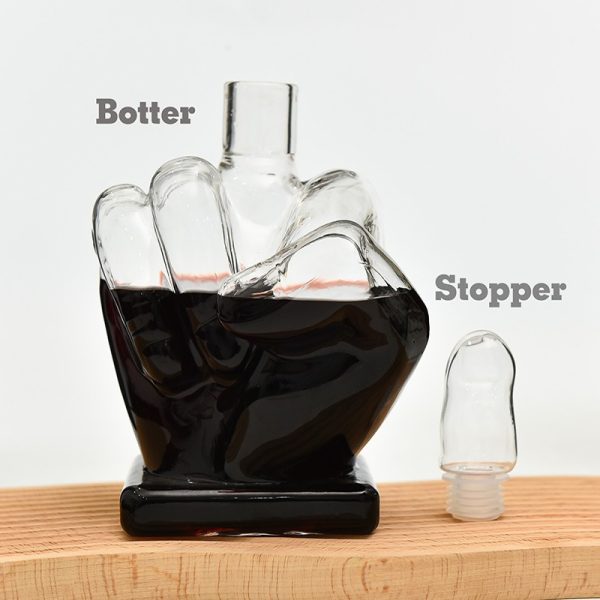 Finger Whisky Decanter Wine Glass Decanter Whiskey Container Dispenser For Beverage - Image 3