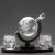 Oval wooden stand + 1 bottle +