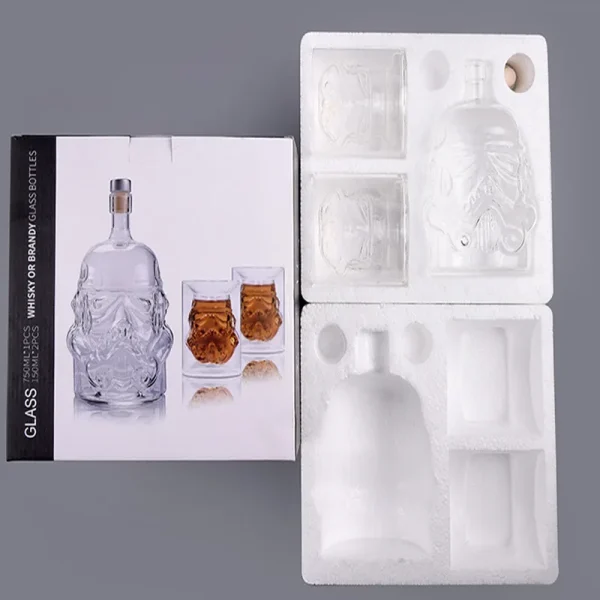 Wine Glass Set Storm Trooper Helmet Whiskey Decanter Whiskey Glass Cup Wine Glasses Accessories Creative Men Gift Bar Party Hot - Image 9
