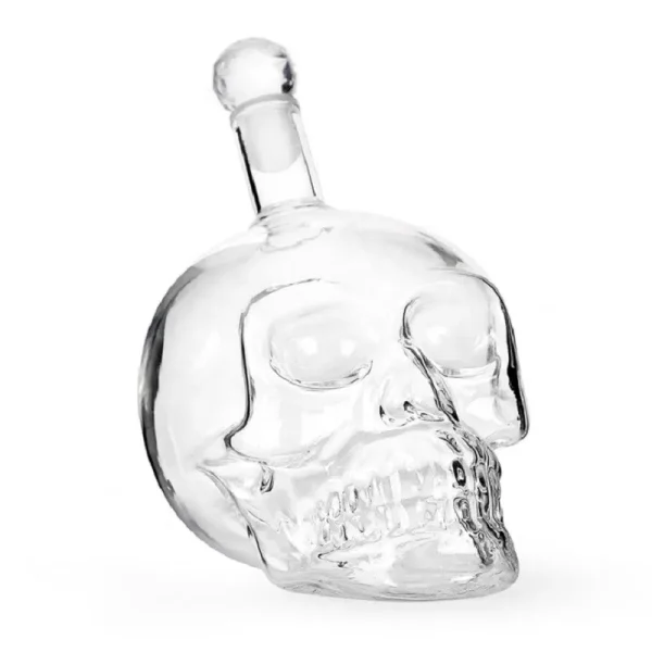 Liquor With Skull Bottle Vodka Skull Shaped Head Whiskey Decanter Whisky Shot Glass Bar Drinks Transparent Wine Cup Shot Crystal - Image 7