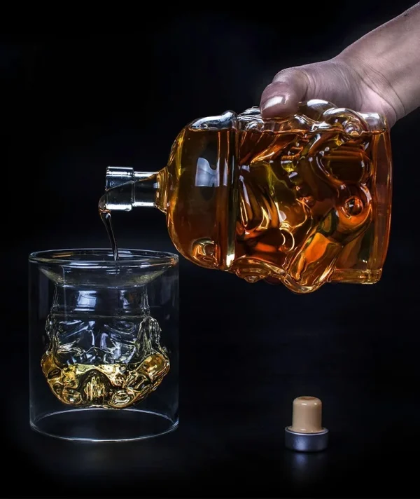 Wine Glass Set Storm Trooper Helmet Whiskey Decanter Whiskey Glass Cup Wine Glasses Accessories Creative Men Gift Bar Party Hot - Image 2