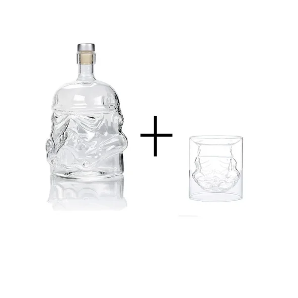 Wine Glass Set Storm Trooper Helmet Whiskey Decanter Whiskey Glass Cup Wine Glasses Accessories Creative Men Gift Bar Party Hot - Image 6